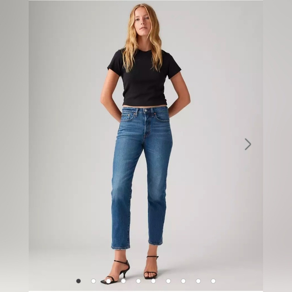 Levi's Blue Straight Leg Jeans